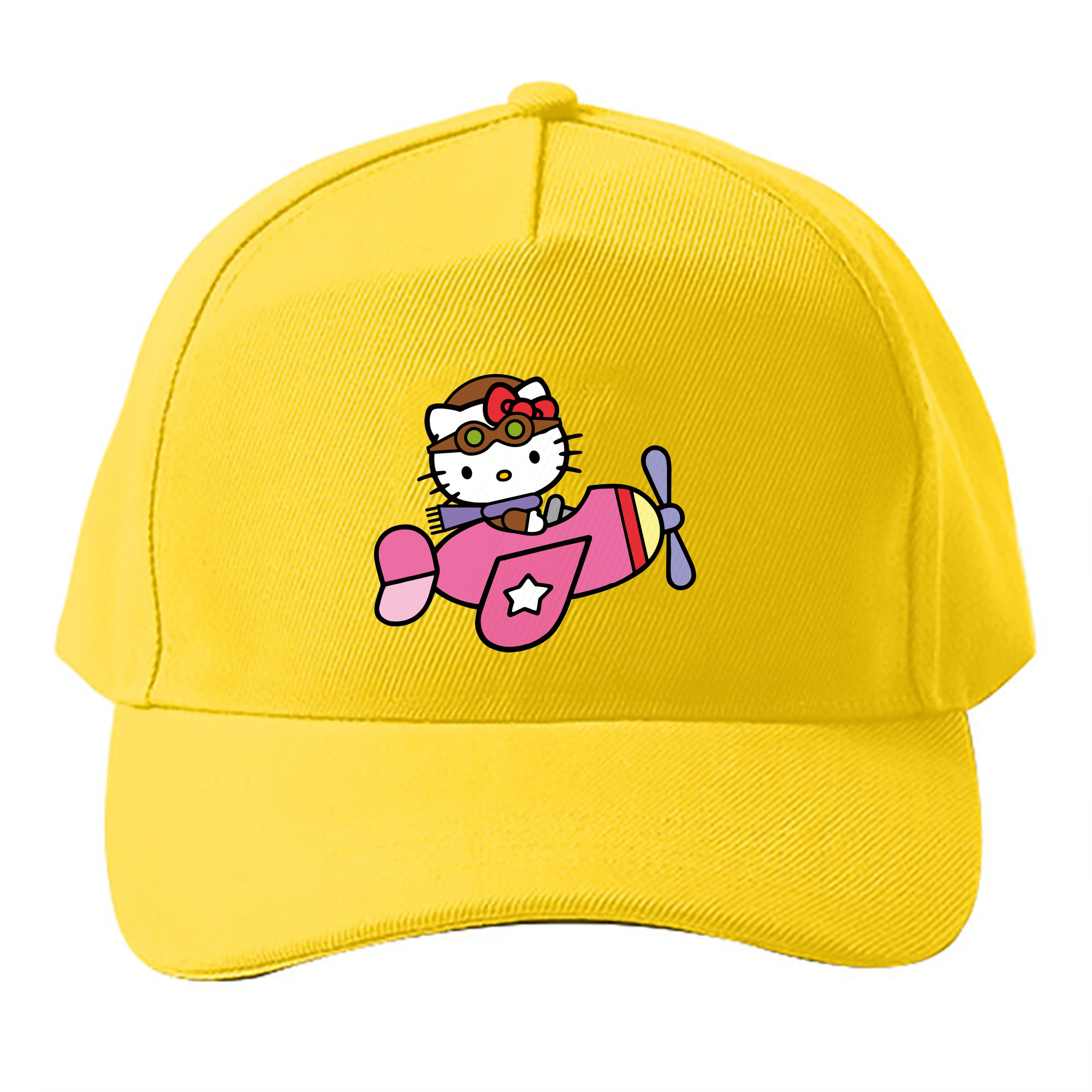 （画像用） Hello Kitty ハローキティ ベースボールキャップ 綿100％ 男女兼用 帽子 スポーツ